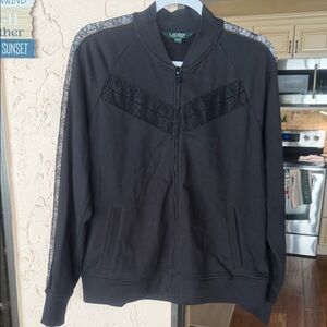 Ralph Lauren Black Polo jacket 🧥